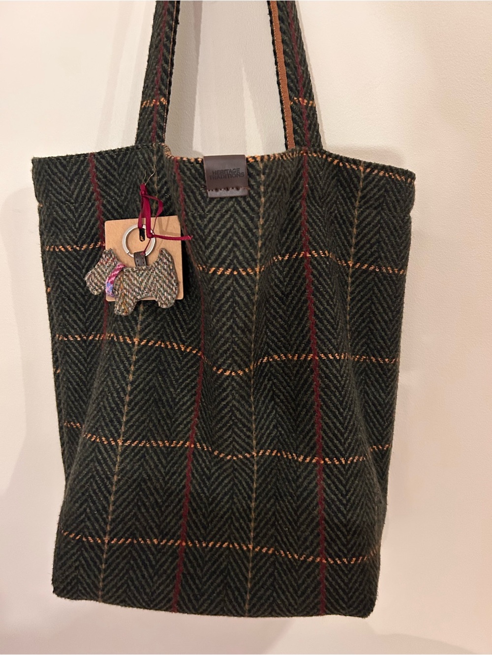 Scottish wool bag new